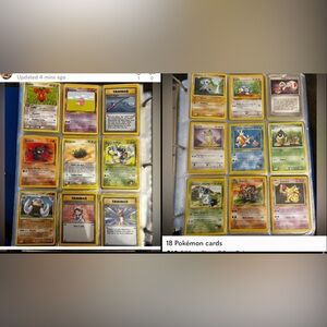 18 Pokémon cards